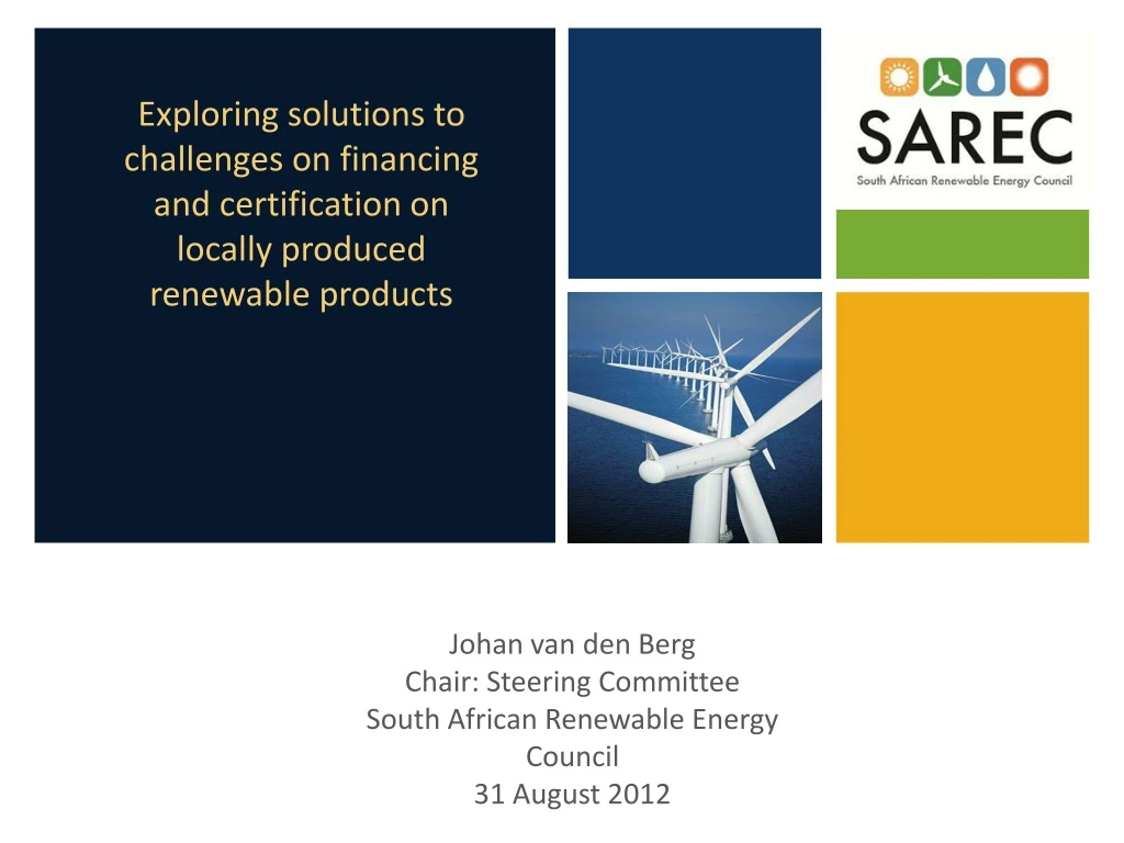 exploring solutions to challenges on financing