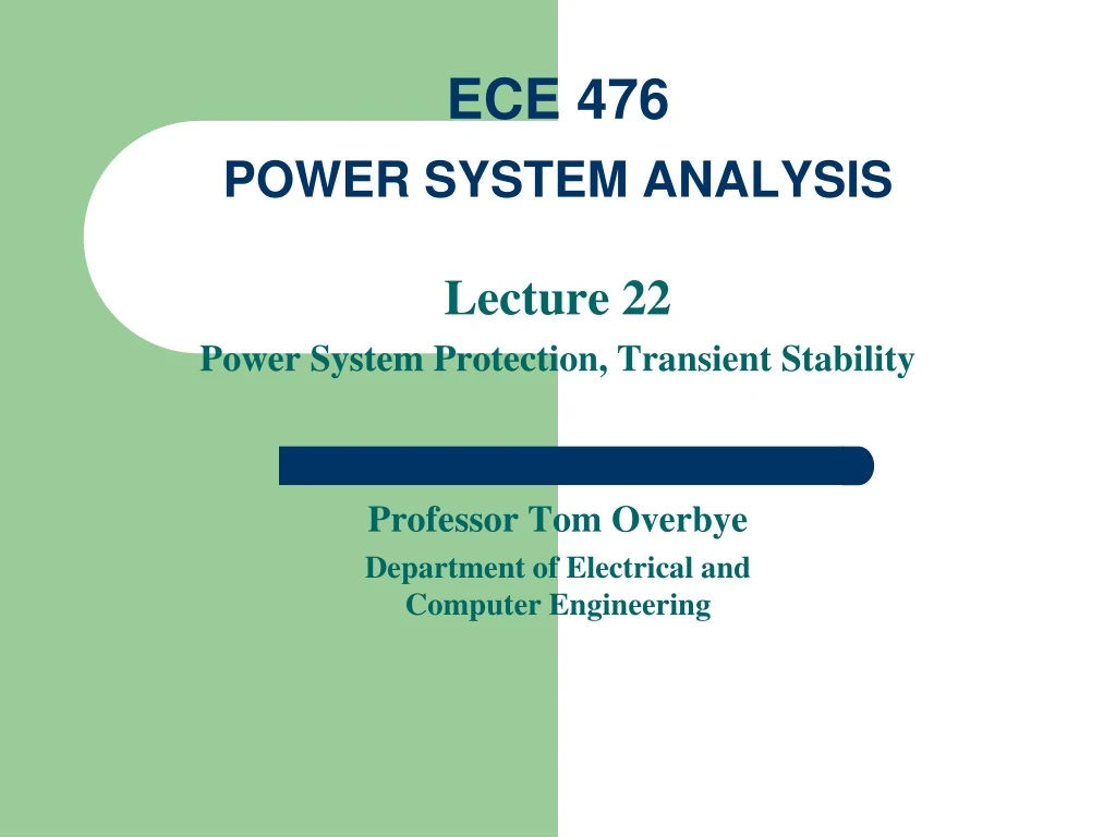 ece 476 power system analysis