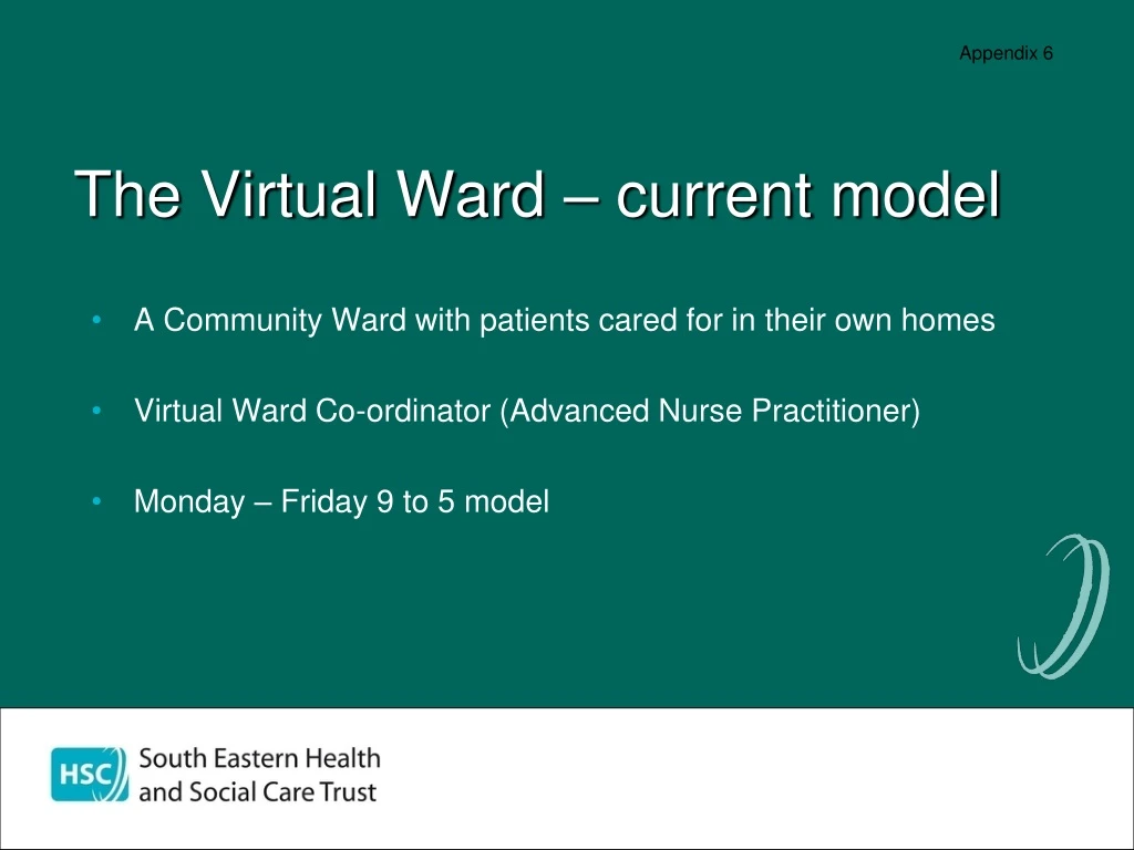 the virtual ward current model