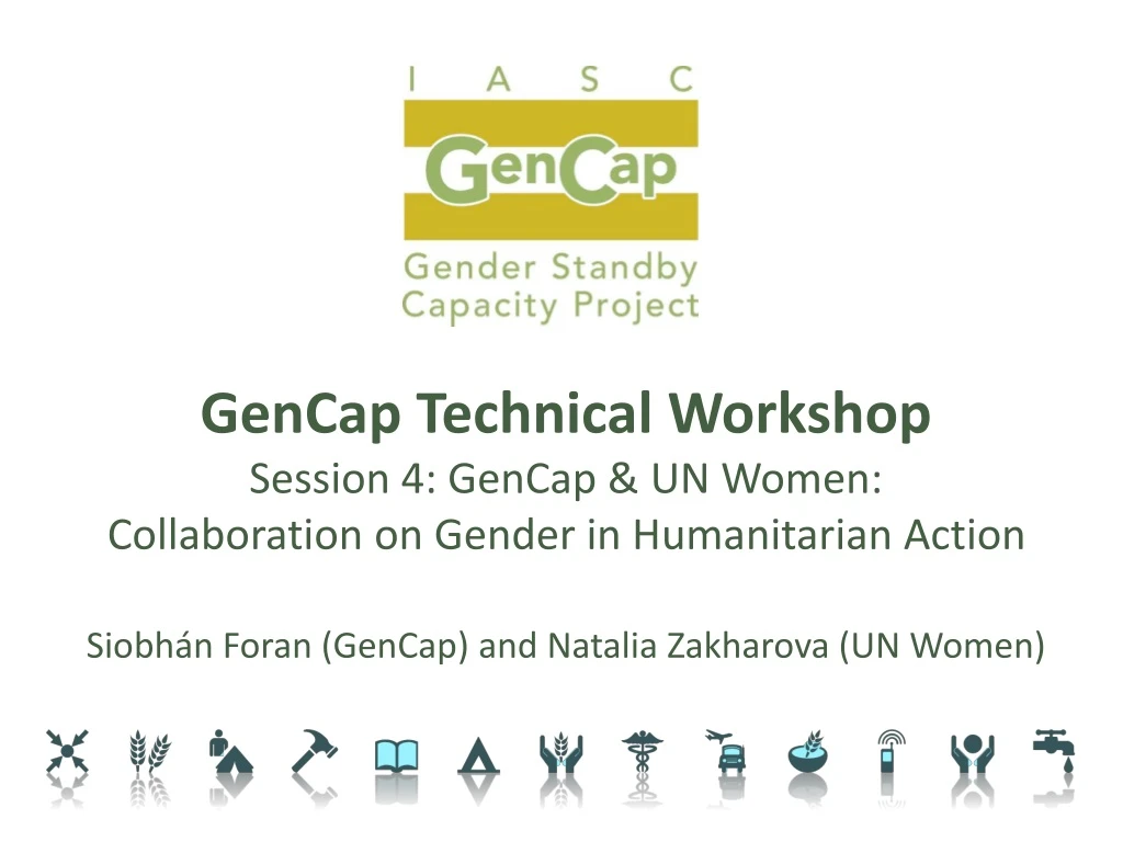 gencap technical workshop session 4 gencap