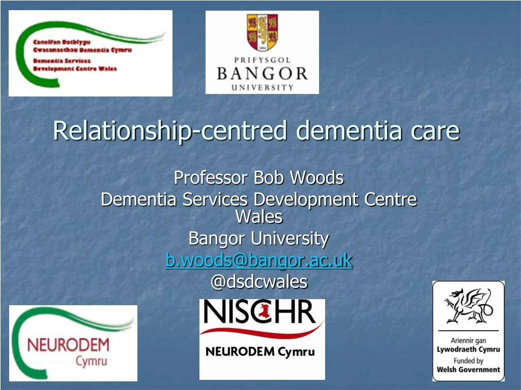 relationship centred dementia care