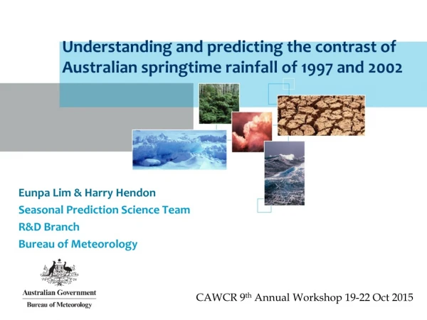 Understanding and predicting the contrast of Australian springtime rainfall of 1997 and 2002