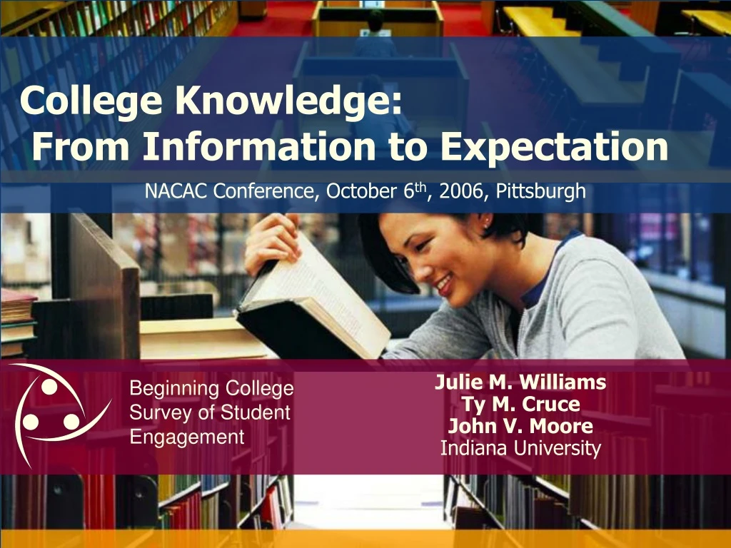 college knowledge from information to expectation