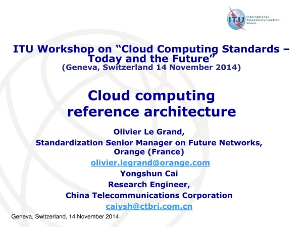 Cloud computing  reference architecture
