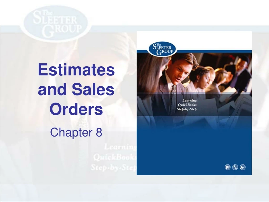 estimates and sales orders