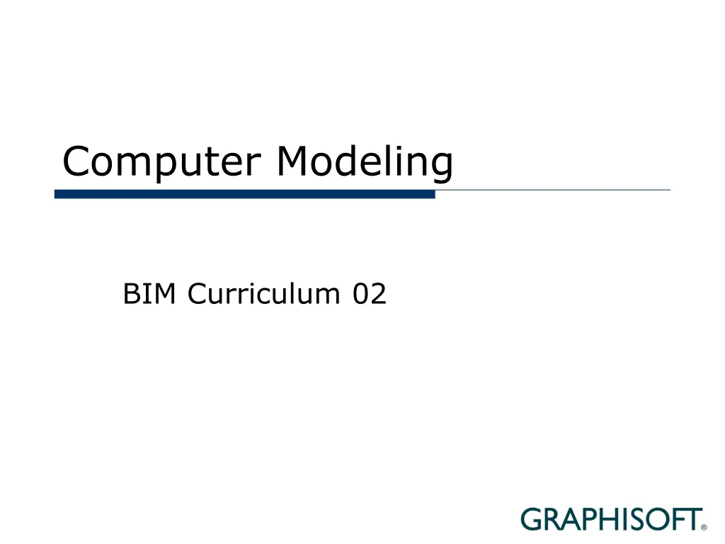 computer modeling