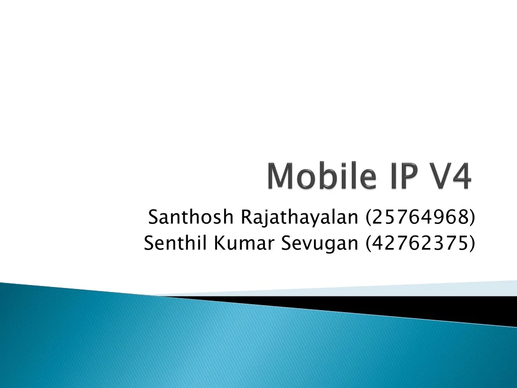 mobile ip v4