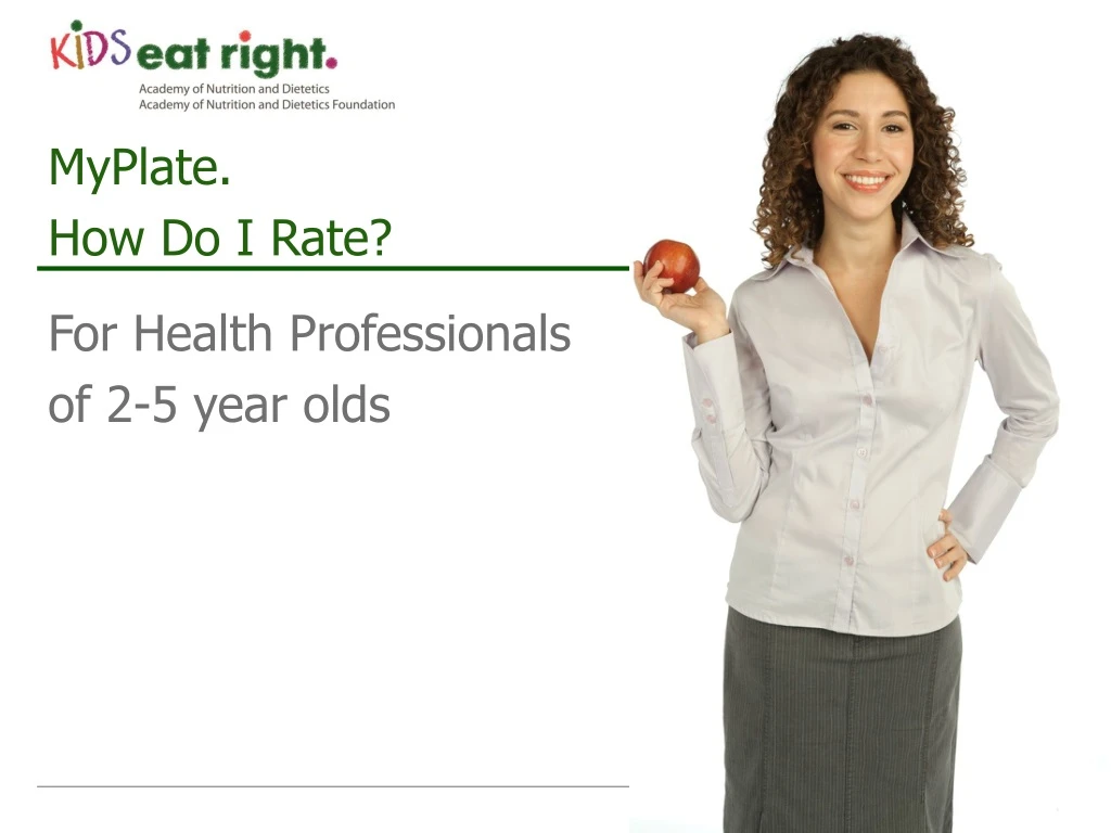 for health professionals of 2 5 year olds