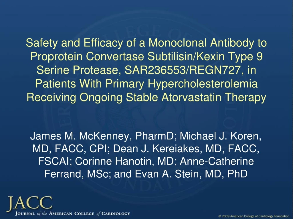 safety and efficacy of a monoclonal antibody