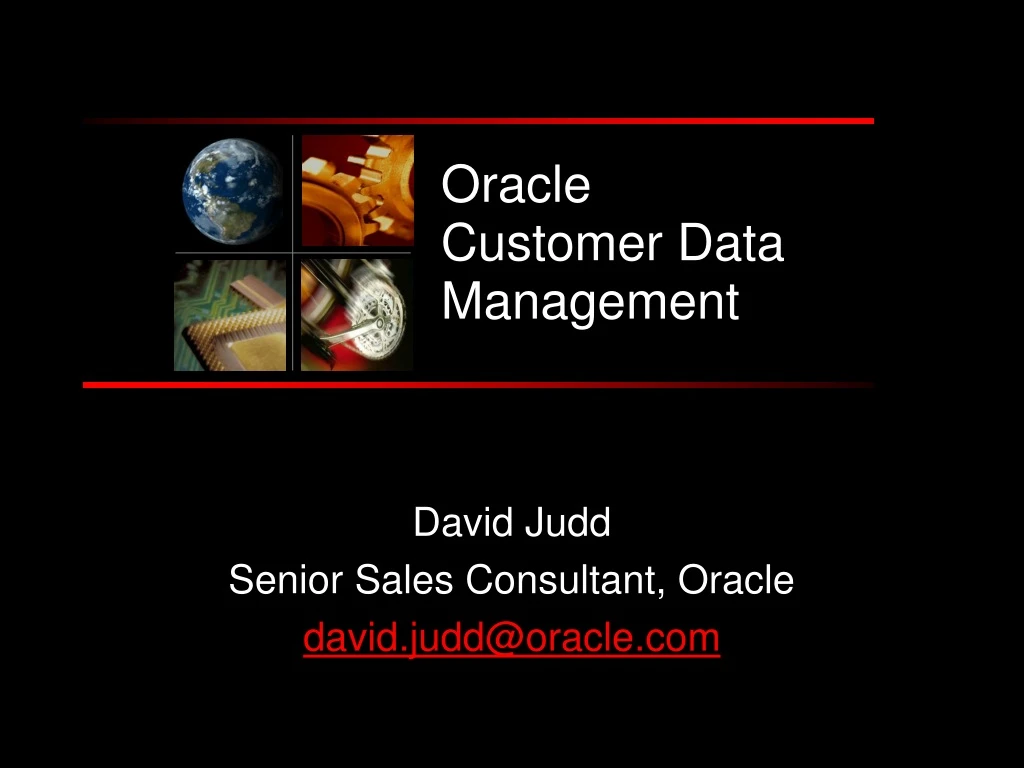 oracle customer data management