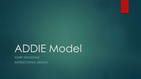 ADDIE Model