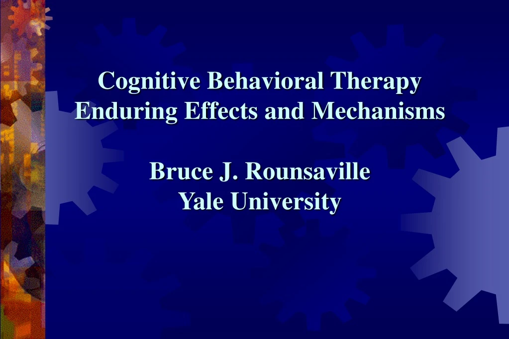 cognitive behavioral therapy enduring effects