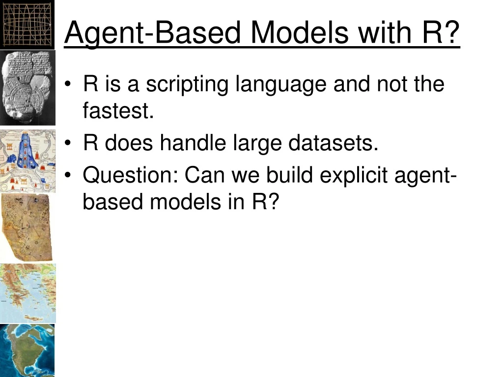 agent based models with r