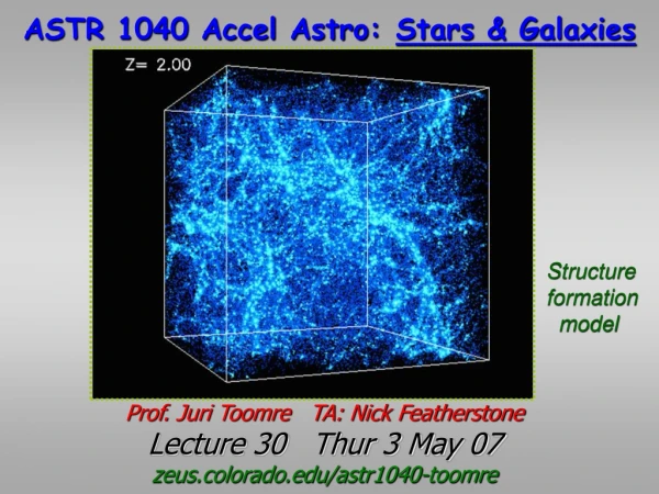 ASTR 1040 Accel Astro: Stars &amp; Galaxies