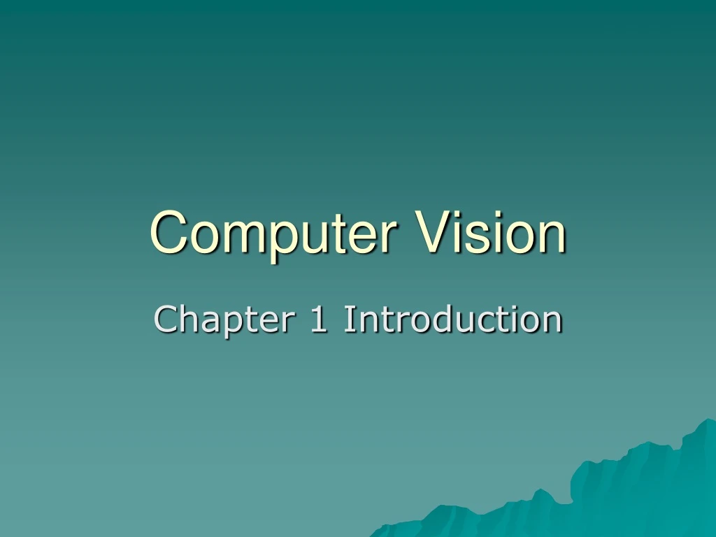 computer vision