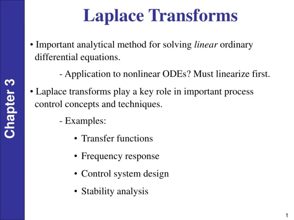 Laplace Transforms