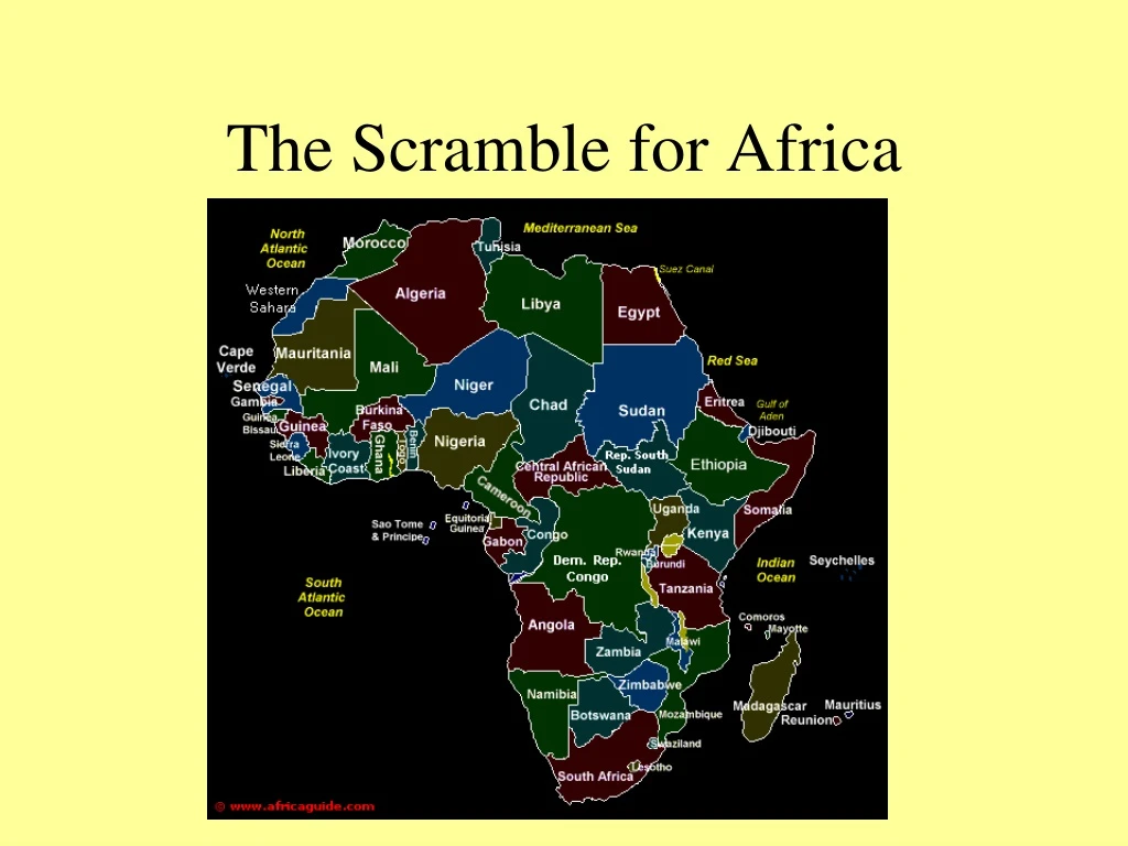 the scramble for africa