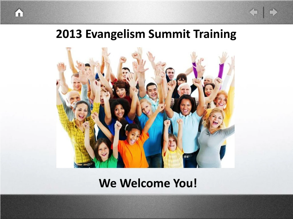2013 evangelism summit training