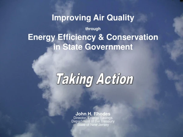 Improving Air Quality through Energy Efficiency &amp; Conservation in State Government