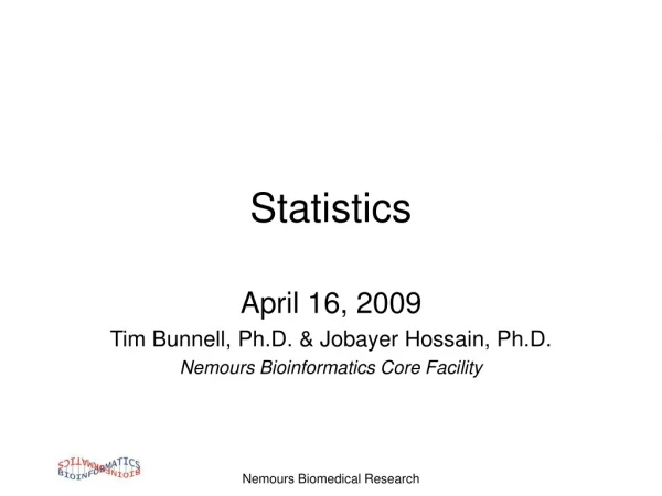 Statistics