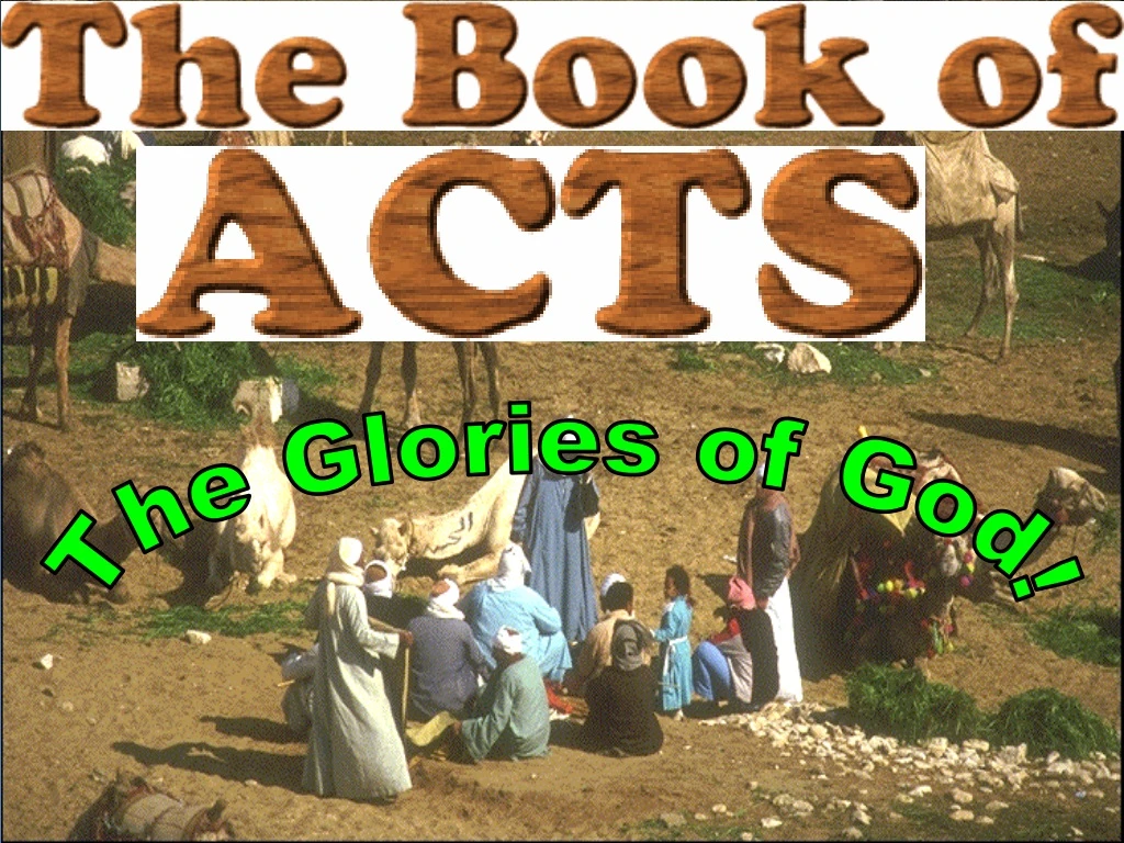 the glories of god