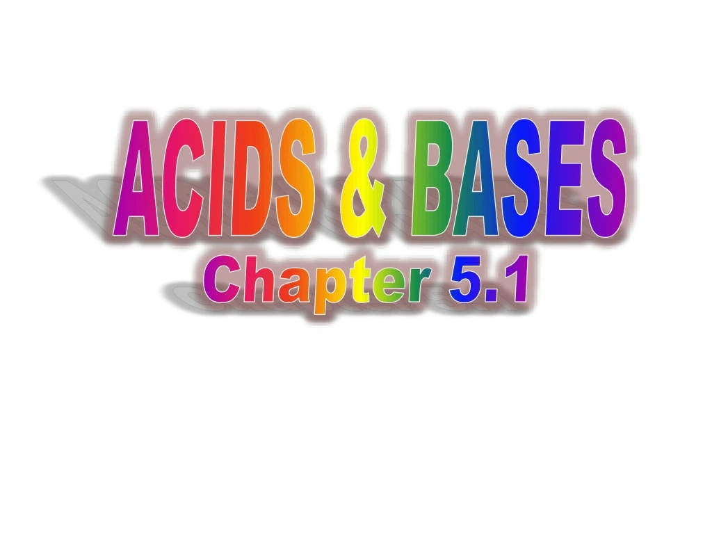 acids bases