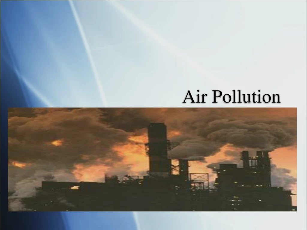 air pollution