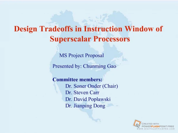 Design Tradeoffs in Instruction Window of Superscalar Processors