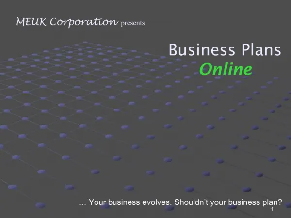 Business Plans Online