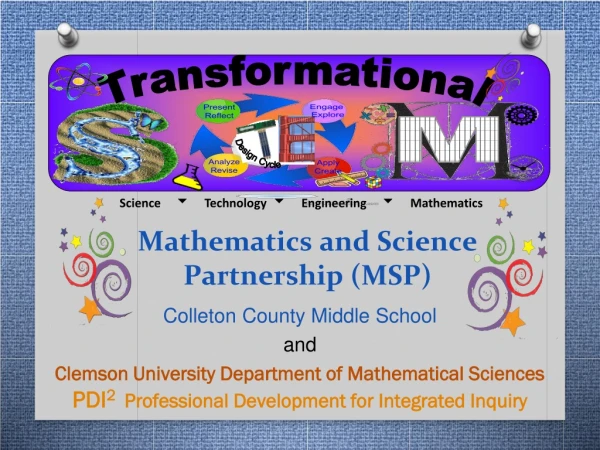 Mathematics and Science  Partnership (MSP)