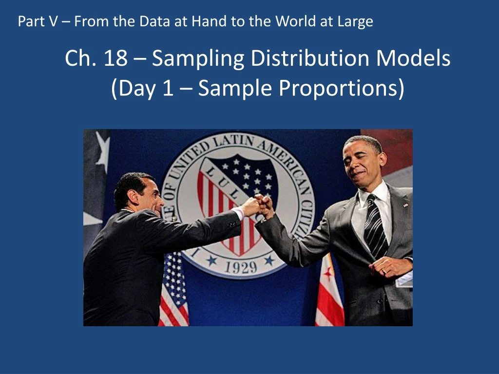 ch 18 sampling distribution models day 1 sample proportions