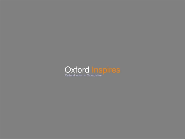 Oxford Inspires