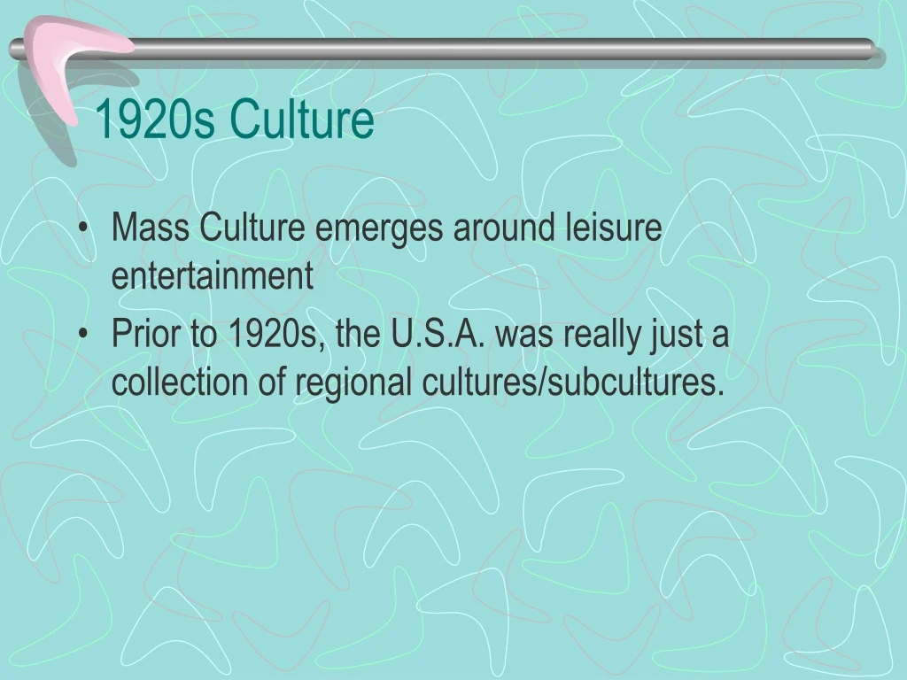 1920s culture