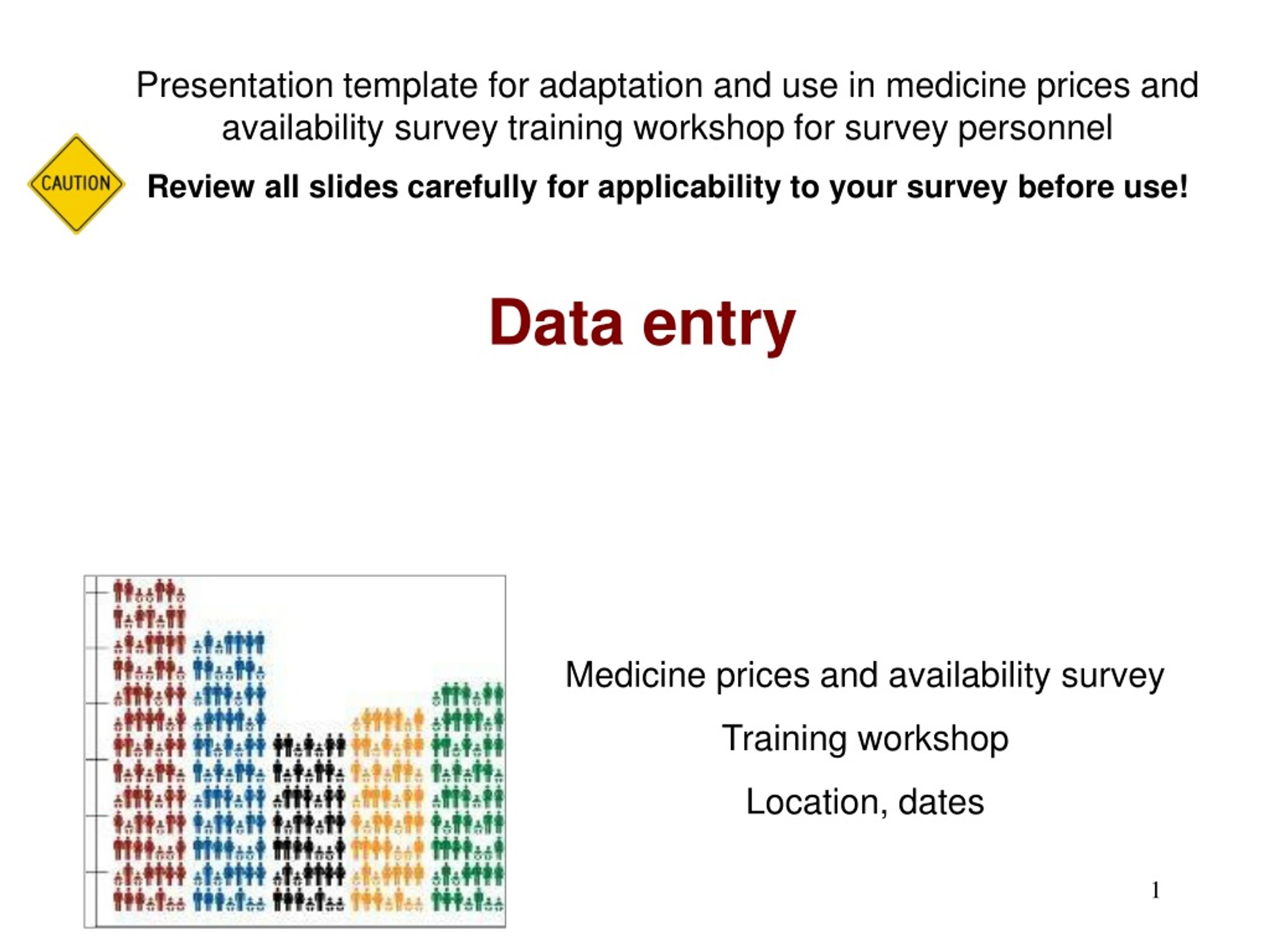 Medicine Prices Survey Workshop Toolkit - slide 1