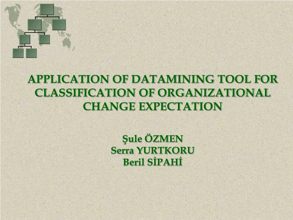 application of datamining tool for classification