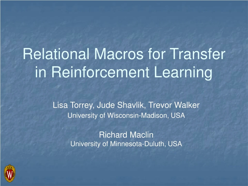 relational macros for transfer in reinforcement learning