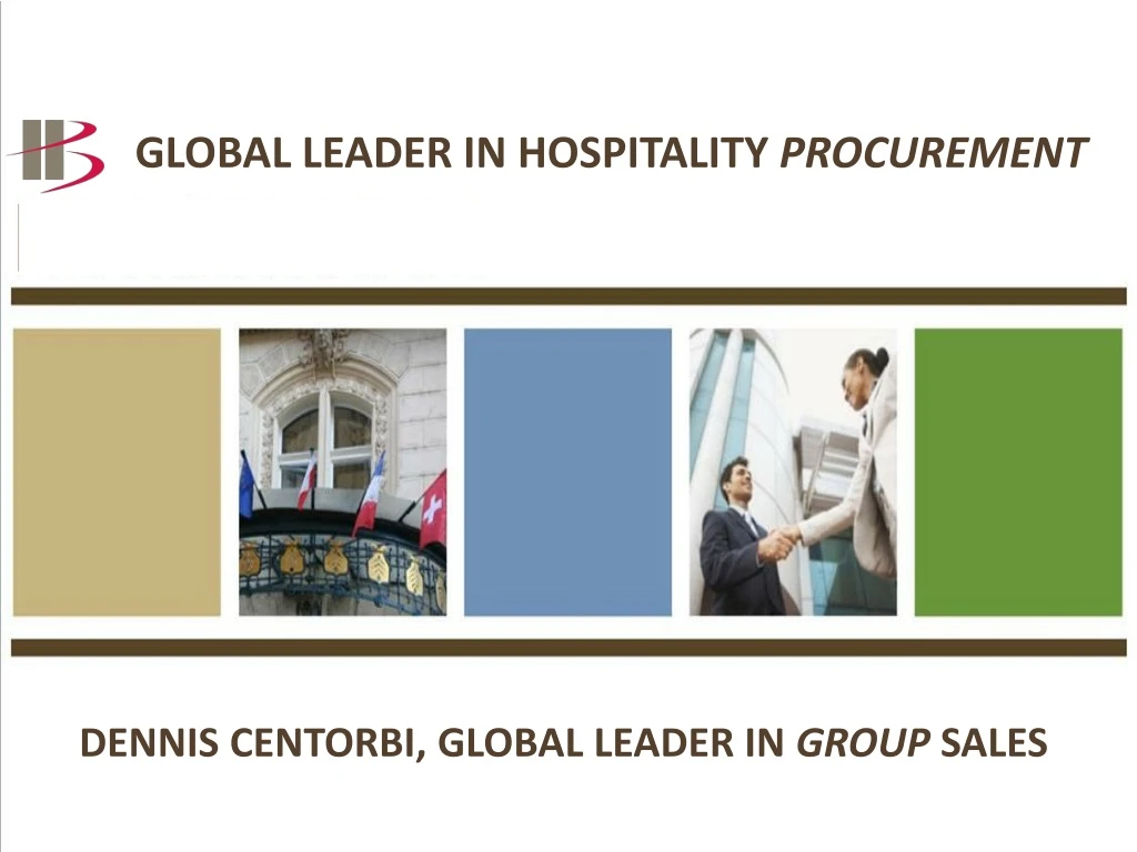 global leader in hospitality procurement
