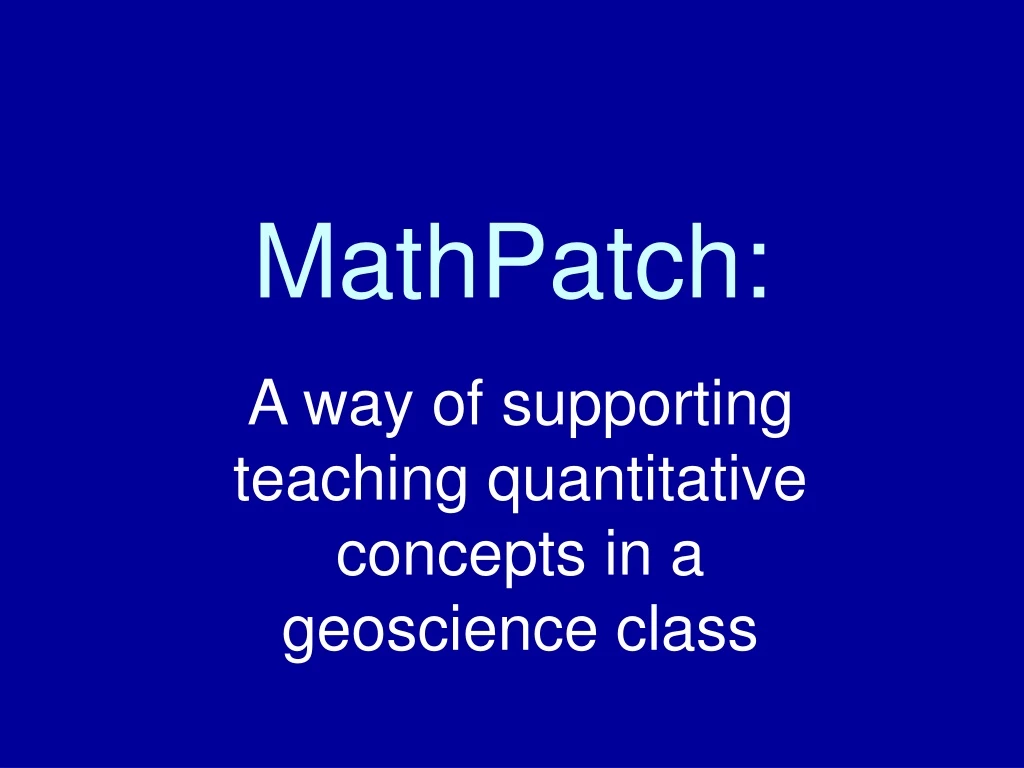 mathpatch