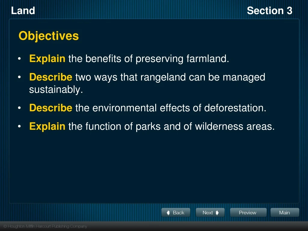 objectives