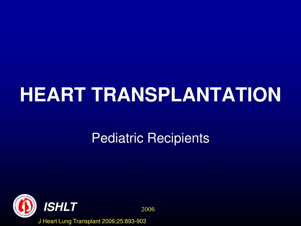 heart transplantation