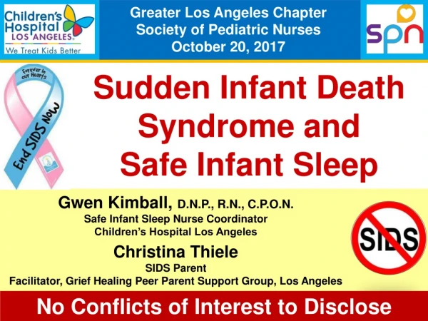 Gwen Kimball,  D.N.P., R.N., C.P.O.N. Safe Infant Sleep Nurse Coordinator