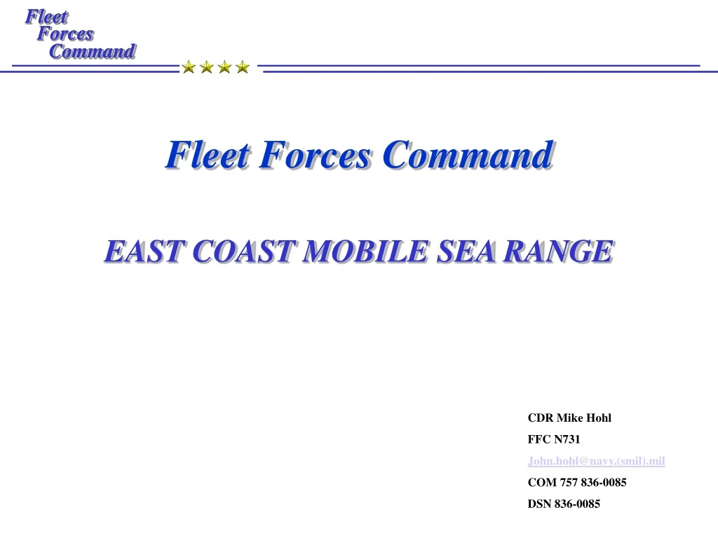 fleet forces command command