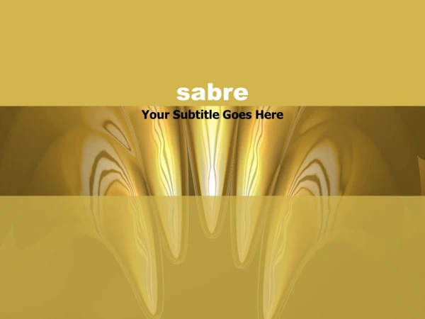 sabre