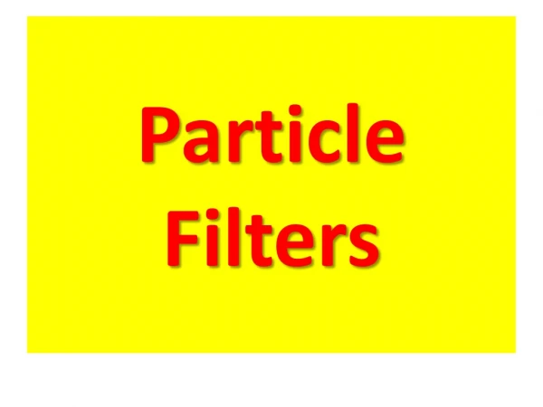 Particle  Filters