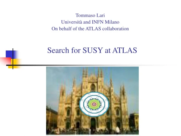 Search for SUSY at ATLAS