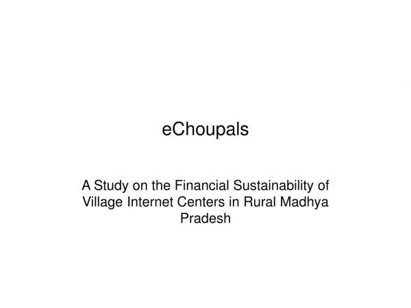 eChoupals