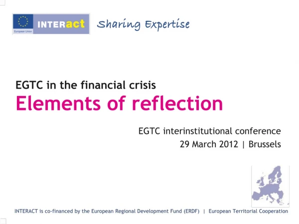 EGTC in the financial crisis