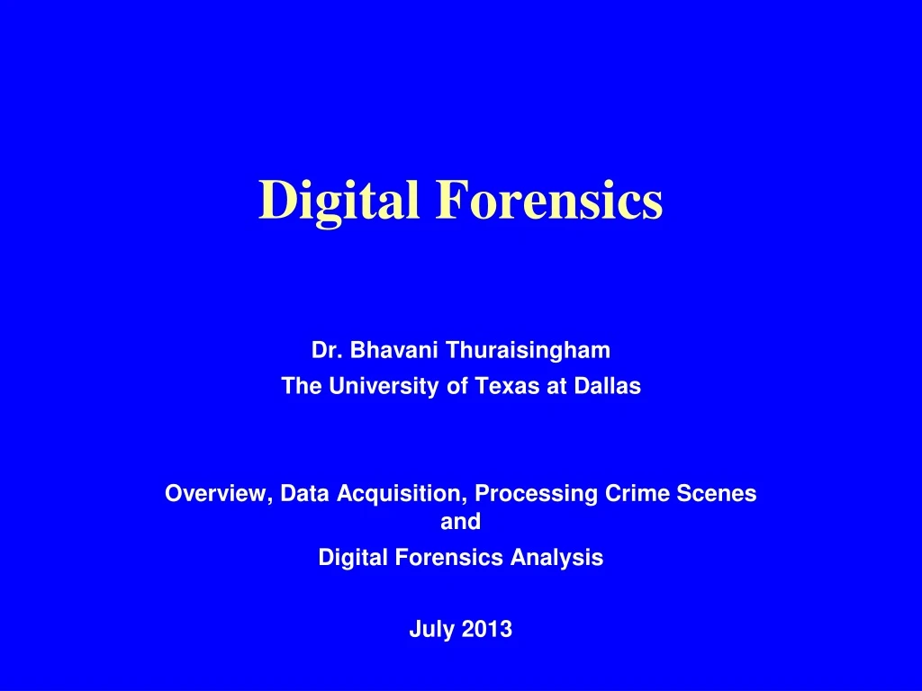 digital forensics