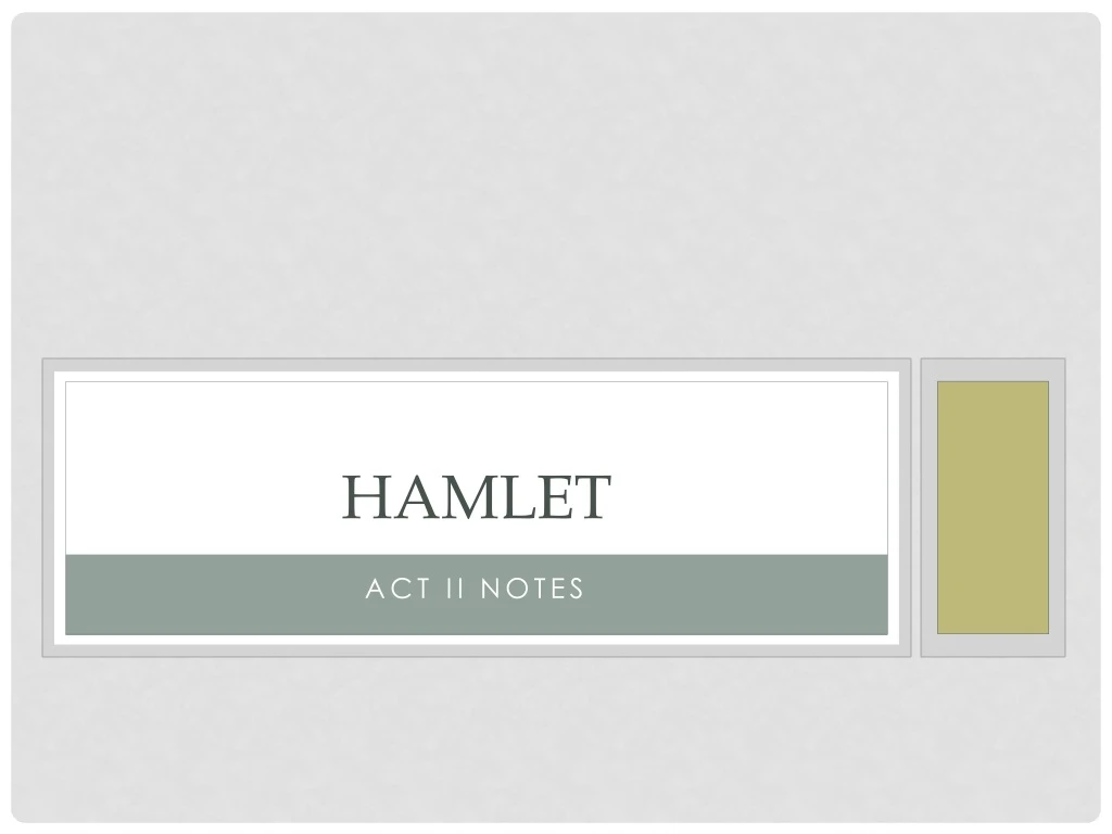 hamlet