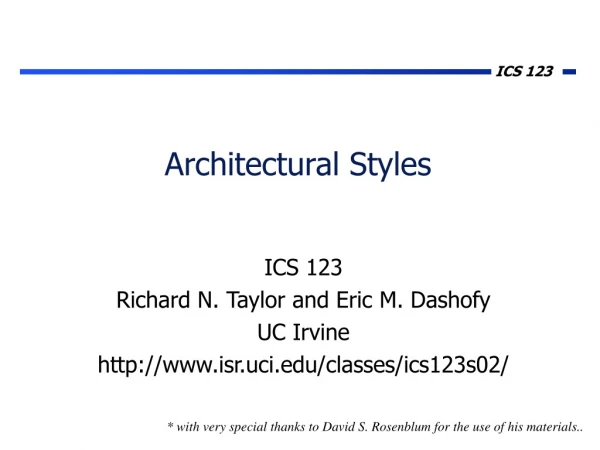 Architectural Styles